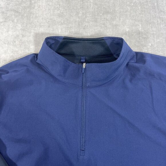 Nike Sweater Mens XL Quarter 1/4 Zip Navy Performance Dri-Fit Pullover Shirt - Picture 2 of 8